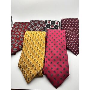 Vintage‎ Robert Talbott Men's Silk Ties Neckties REDWOOD & ROSS Lot Of 6 USA